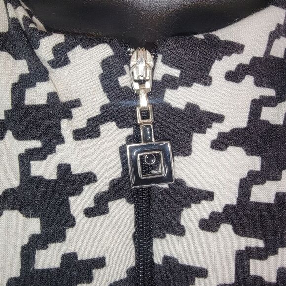 Joseph Ribkoff Houndstooth knit jacket Size 14 - Picture 4 of 6